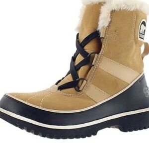Sorel Women's Tivoli ii size 7 1/2 Tan and Black Winter Boots